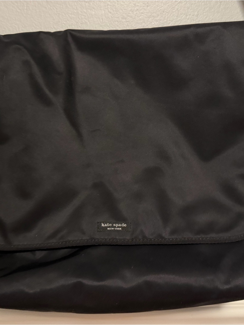 kate spade New York Black Nylon Messenger Bag